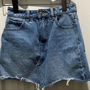 Blue Denim Cutoff Shorts mango skirt 🔥🔥🔥❤️❤️❤️